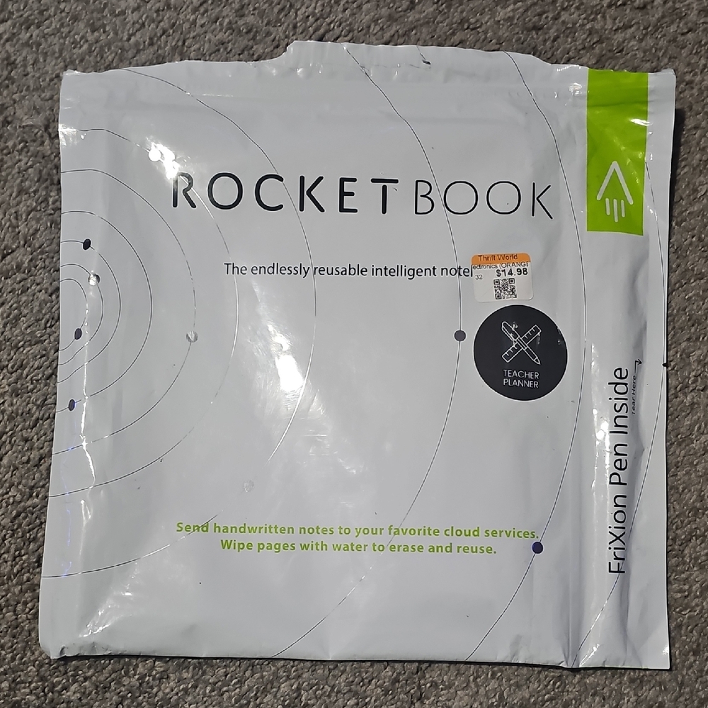Rocketbook Intelligent Reusable Notebook - White